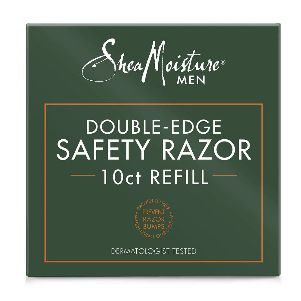 Shea Moisture Men Double Edge Safety Razor, 10 Ea
